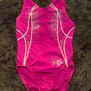 Gymnastics and dance leotard. Pink Nastia Liukin GK leotard